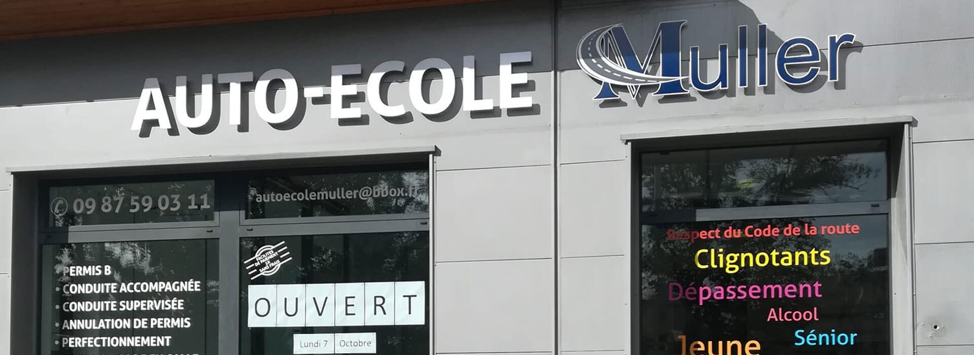 Auto-école Muller à taille humaine qui se veut familiale et accessible à toutes et à tous à Pulversheim